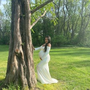 Off white Maternity dress